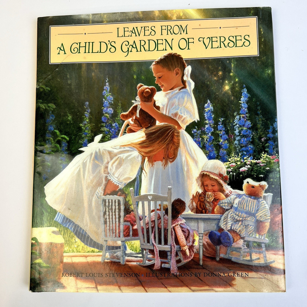 Leaves From A Child's Garden Of Verses Robert Louis Stevenson 1885 Poems Art